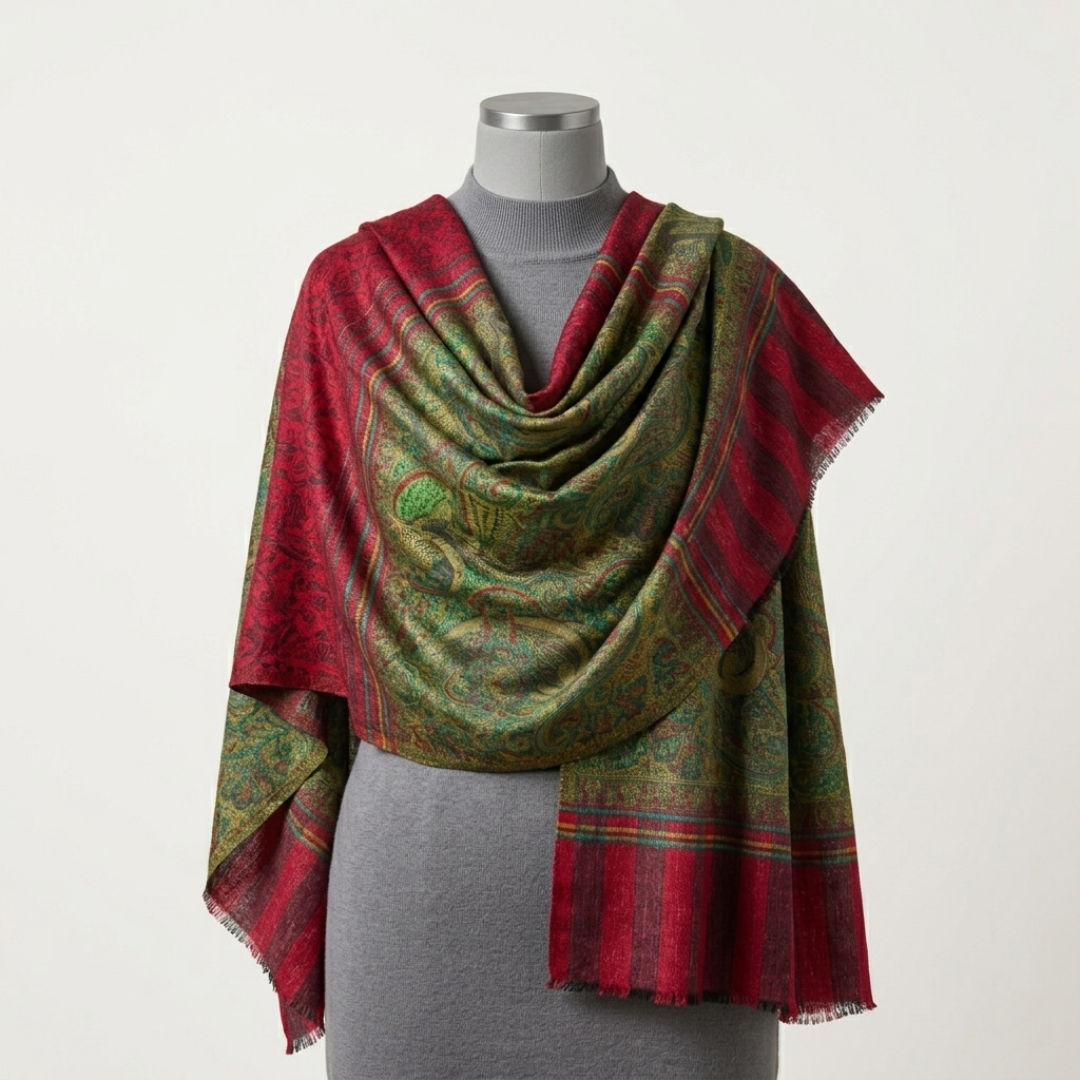 Pastel Maroon Stole